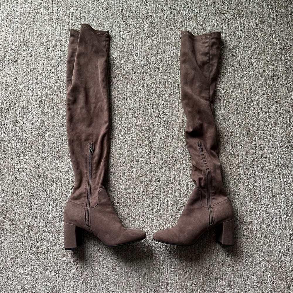 Brown Over-the-Knee Women's Boots